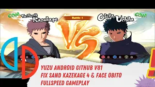 Yuzu Android From Github Build 81 | Fix Sand Kazekage 4 & Face Obito Naruto Storm 4