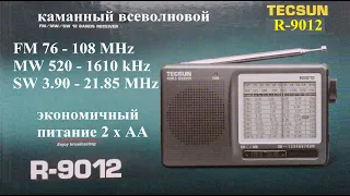 Радиоприемник FM/AM/SW  TECSUN R9012  Обзор