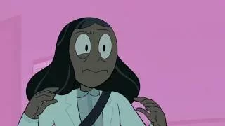 Dr. Maheswaran - What? Your eyesight just magically got better? (Connie - YES!)