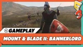 Mount & Blade II: Bannerlord - E3 2017 Cavalry Sergeant Gameplay | PC Gaming Show