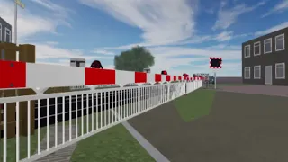 Coalville Level Crossing - Leicestershire (Roblox) (03/07/2023)