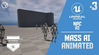 Unreal Engine 5 Tutorial -  NPC AI Part 3: Mass AI Animated