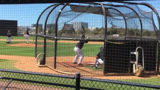 Yankees' James Kaprielian throws BP