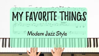 My Favorite Things- Solo Jazz piano/ Pentatonic Improvisation/So What Voicing