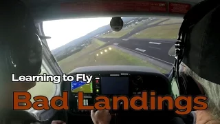 Learning to Fly - BAD LANDINGS | Student Pilot