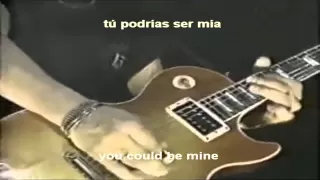 Guns N' Roses - You Could Be Mine [lyrics] (Subtitulado al Español) [HD] Live Era