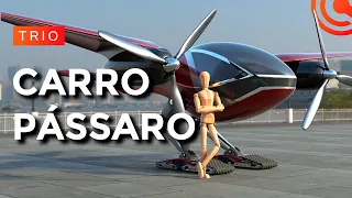 Carro voador decola na vertical | Showmetech TRIO