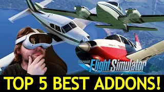 MSFS | TOP 5 MUST HAVE AIRCRAFT ADDONS - NOT TO BE MISSED!