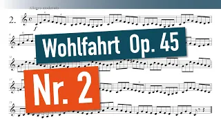 Franz Wohlfahrt - 60 Studies Op. 45 - Nr. 2