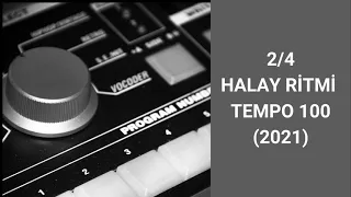 2/4 HALAY RHYTHM BPM 100 - Rhythm Pattern - Drum Loop