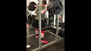 585lbs For 8 Reps (Squats)