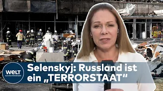 ENTSETZEN nach RAKETENAGRIFF: Selenskyj nennt Russland "TERRORSTAAT" | UKRAINE-KRIEG