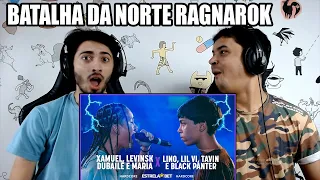 REACT (ESPETÁCULO!) TAVIN, LINO, LIL VI E BLACK PANTER x XAMUEL, MARIA, LEVINSK E DUBAILE | RAGNAROK