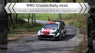 Route - WRC Rally Croatia 2022 - SS Kumrovec