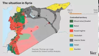 Карта Сирии 2014-2015 г. Syria map anim2"