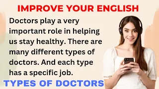 Types of Doctors | Improve your English | Learning English Speaking | Level 1 | Listen and Practice