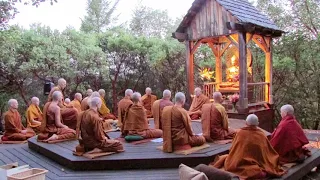 Pali Chanting In The Abhayagiri Buddhist Monastery | Theravada Buddhism