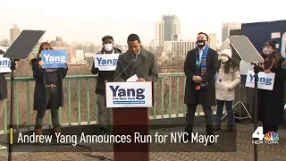 Andrew Yang Announces Candidacy for NYC Mayor