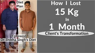 How I Lost 15 Kg In 1 Month - By Dr. Shikha Singh | Weight Loss Journey/Diet|Samarth Diet Plan|Hindi