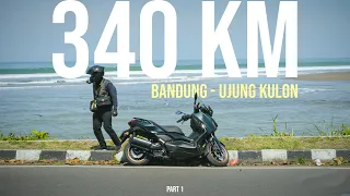 PART 1 | MUDIK? TOURING BOSQ | TOURING BANDUNG - UJUNG KULON DENGAN XMAX CONNECTED