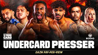 KSI VS. TOMMY FURY & LOGAN PAUL VS. DILLON DANIS | THE PRIME CARD UNDERCARD PRESS CONFERENCE LIVE