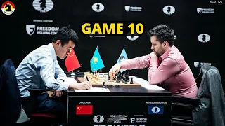 ROUND 10 ~ DING Vs NEPO ❗ Kejuaraan Catur Dunia FIDE (2023)
