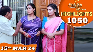 Anbe Vaa Serial | EP 1050 Highlights | 15th Mar 24 | Virat | Shree Gopika | Saregama TV Shows Tamil