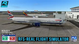 RFS - Real Flight Simulator -London to Capetown||Full Flight||777-300ER||BA||FHD||RealRoute