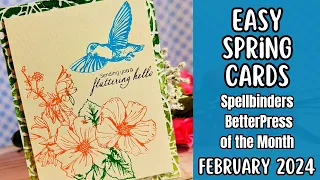 EASY Spring Cards using the BetterPress System