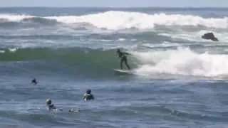 11 yr old Grom Ethan Fletcher Surfing in Sharky Cape Town