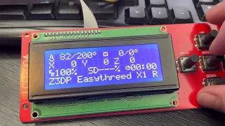 Easythreed X1 custom firmware and screen
