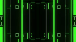 [4K] 1 Hour Green Neon VJ Loop - DJ Visuals