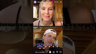 MillieBobbyBrown and Noahschnapp instagram live @Florencebymills & @Snacktbh 7/8/2022 full video 2/2