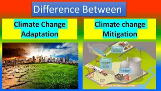 Difference Between Climate change Adaptation and Climate change Mitigation