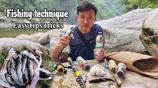 My Fishing Technique 🎣 | How to catch a fish🐟 | Fishing | Panyor river, Arunachal Pradesh