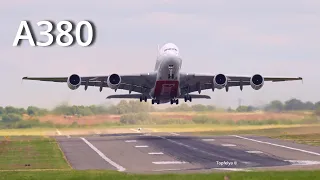 Emirates Airbus A380 returns to Birmingham airport