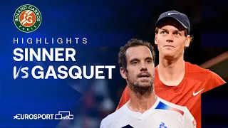 Richard Gasquet vs Jannik Sinner | Round 2 | French Open 2024 Extended Highlights 🇫🇷