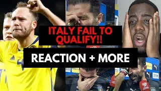 Italy FAIL to Qualify vs Sweden Reaction!!