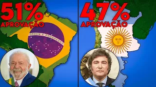 OS PRESIDENTES mais APROVADOS do MUNDO!