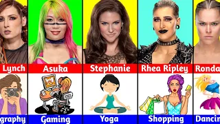 WWE Female Wrestler And Their Favorite Hobbies