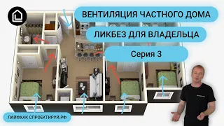 Вентиляция в частном доме. Ликбез для владельца. 3 серия.