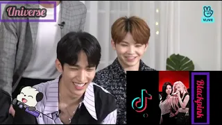 Seventeen Reaction to Blackpink TikTok #Armyblinkmade #Bts #Blackpink #4