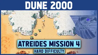 Dune 2000 - Atreides Mission 4 - Hard Difficulty - 1080p