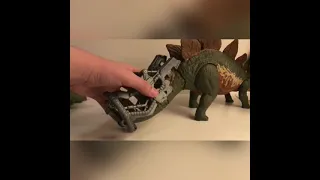 Jurassic reviews Mattel Dino Escape mega destroyers stegosaurus figure review