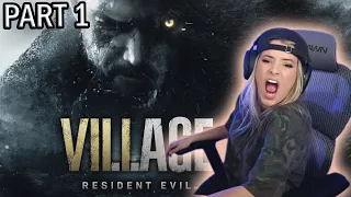 GETTING DRUNK AND SCARED  || Resident Evil 8 Village - Part 1