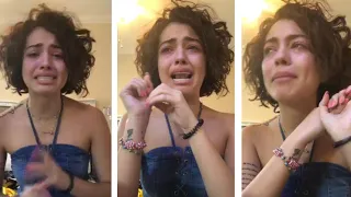 Malú Travejo crying tells her problems | Live stream