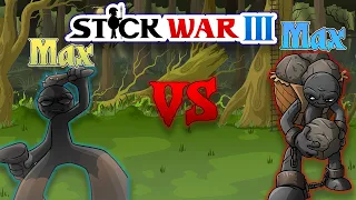 Max Enslaved Giant VS Max Giant in Stick War 3.