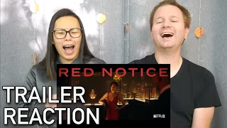 Red Notice Official Trailer // Reaction & Review