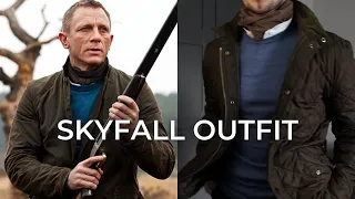 Dress like James Bond in Skyfall | (Barbour Coat Outfit)
