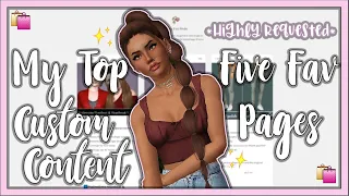 ✨MY TOP FIVE FAVORITE CC WEBSITES + HOW TO DOWNLOAD CC/MODS IN SIMS 3!✨🛍